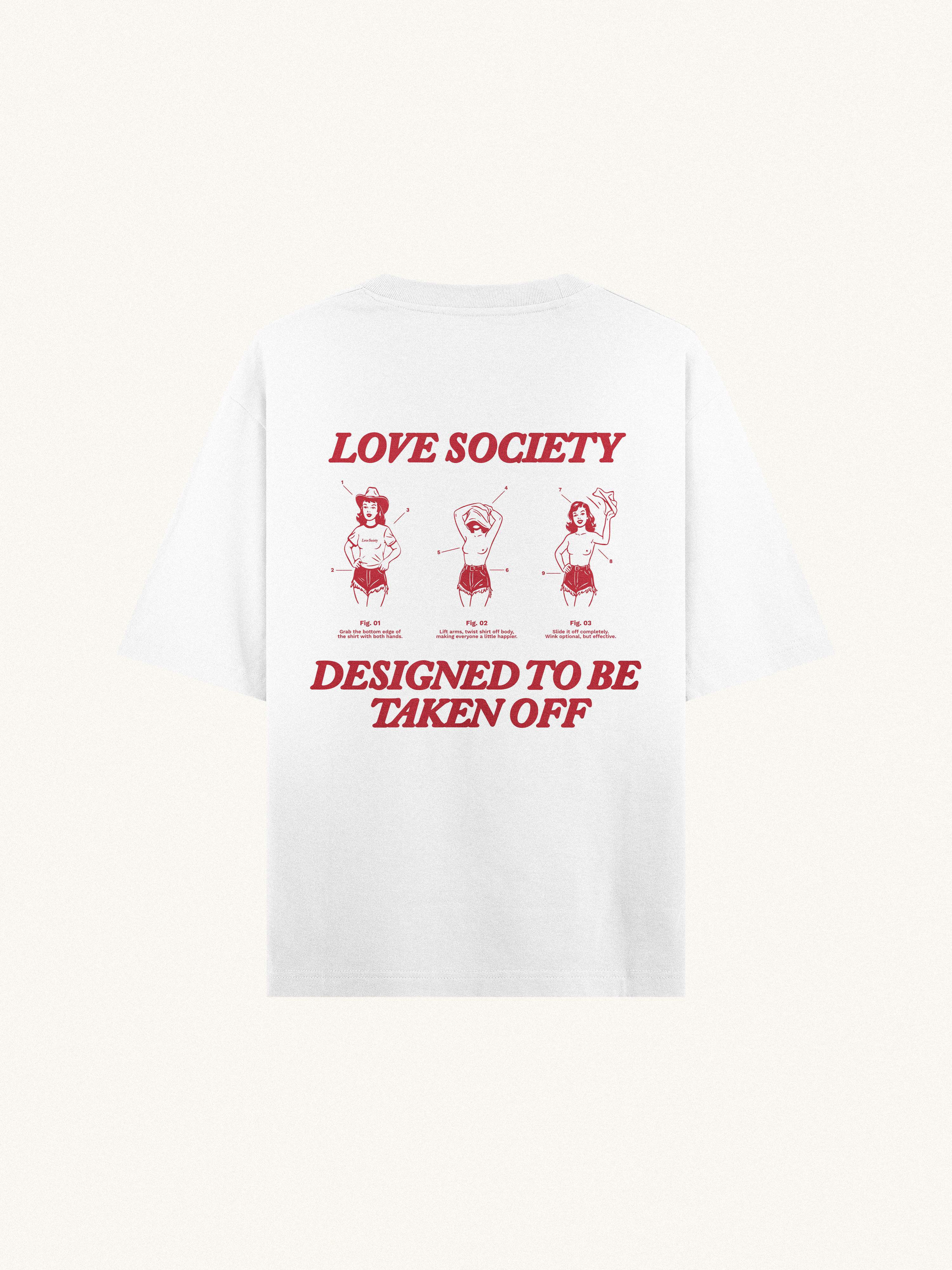 Designed To Be Taken Off Tee - Red "Members Only Price"