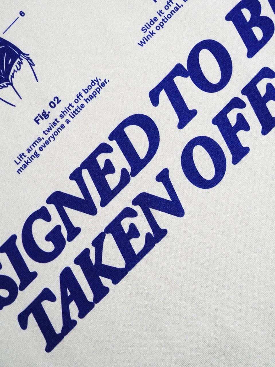 Designed To Be Taken Off Tee - Blue "Members Only Price"